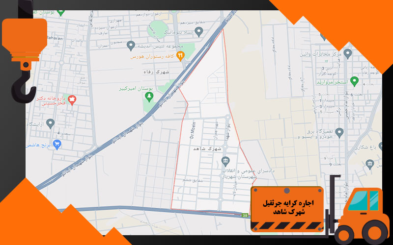 اجاره کرایه جرثقیل شهرک شاهد